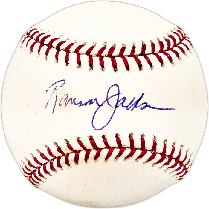 Ransom Jackson Autographed Official MLB Baseball Chicago Cubs, Los Angeles Dodgers