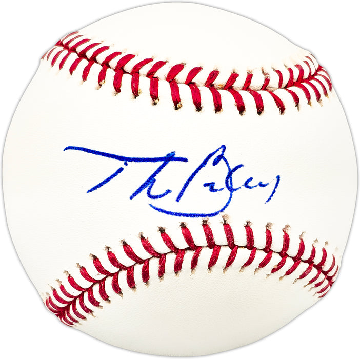 Thad Bosley Autographed Official MLB Baseball Chicago Cubs, Chicago White Sox