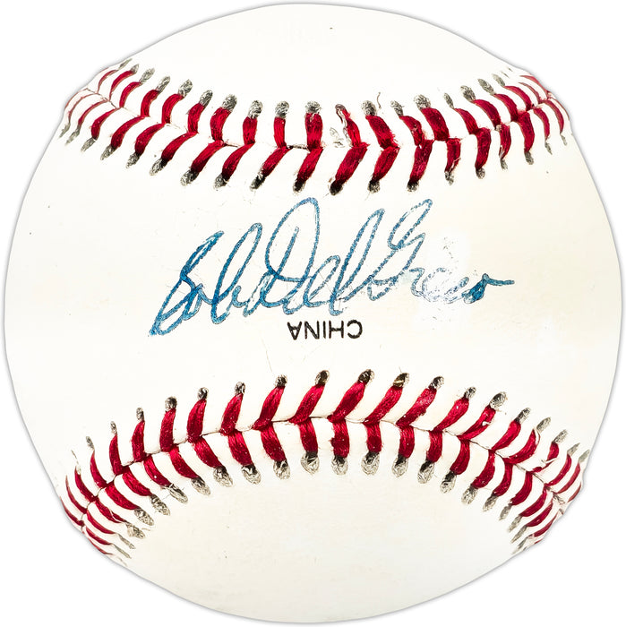 Bob Del Greco Autographed Official League Baseball New York Yankees, Philadelphia Phillies