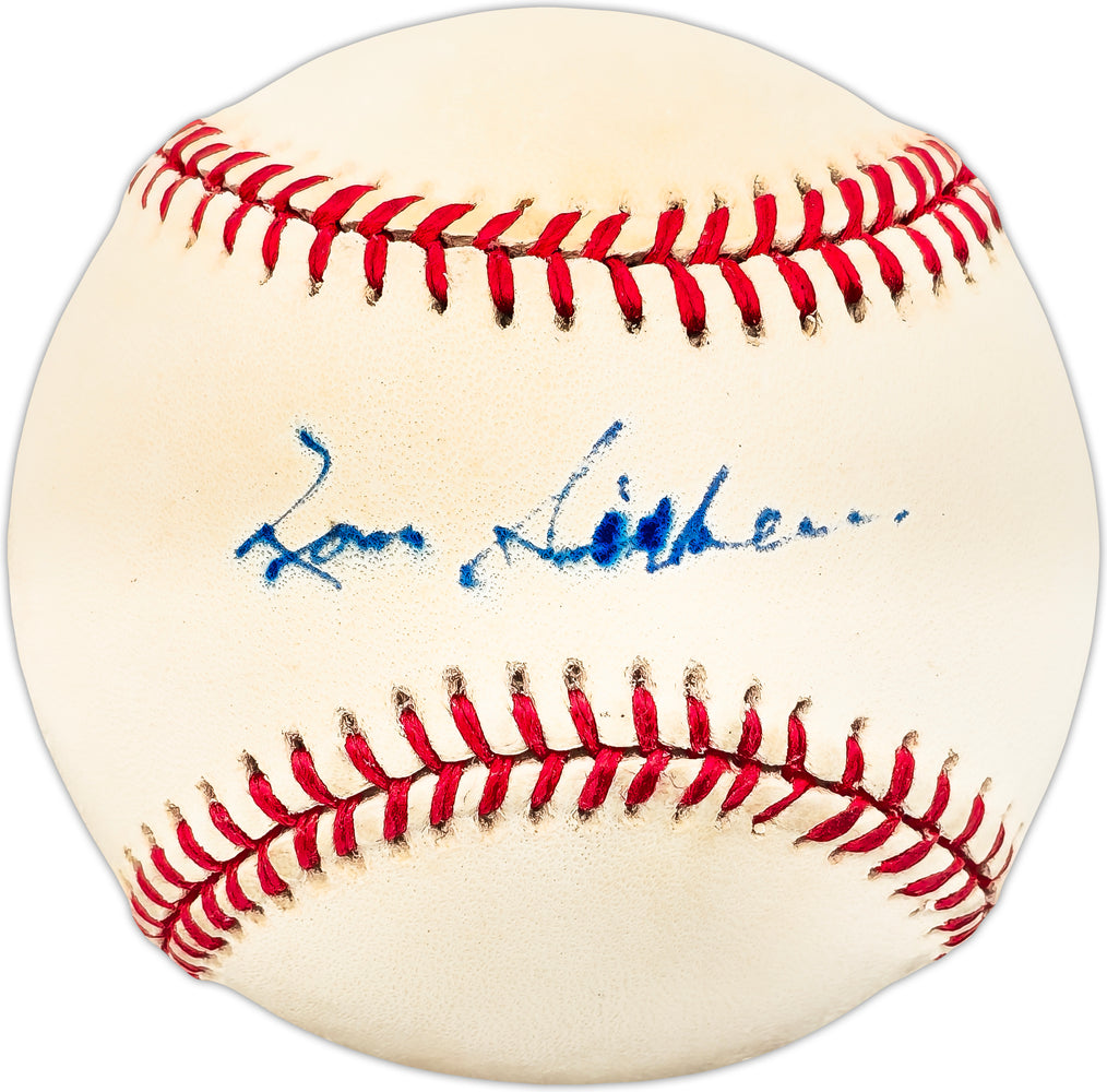 Norm Siebern Autographed Official AL Baseball Boston Red Sox
