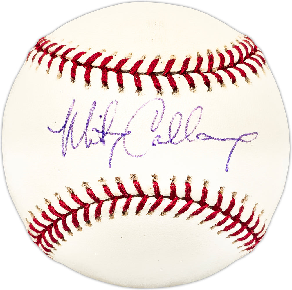 Mickey Calloway Autographed Official MLB Baseball Los Angeles Angels, Texas Rangers