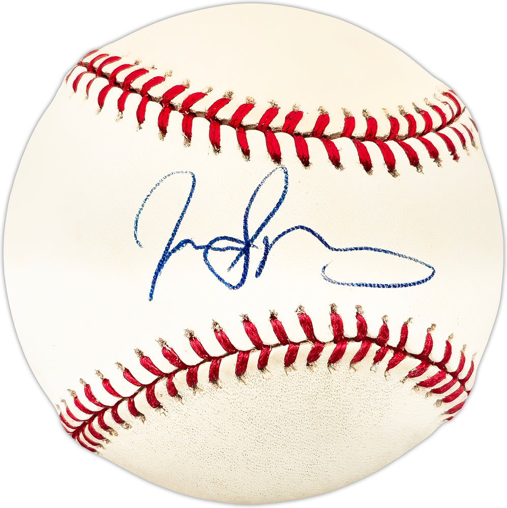 Junior Spivey Autographed Official NL Baseball Arizona Diamondbacks