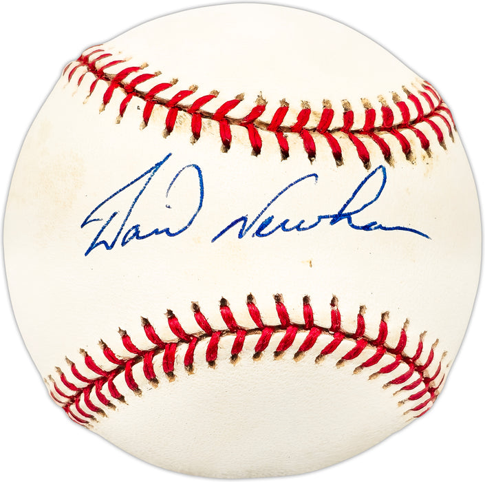 David Newhan Autographed Official NL Baseball Baltimore Orioles, San Diego Padres