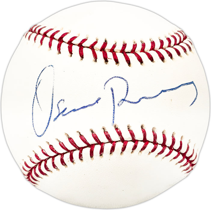 Oscar Robles Autographed Official MLB Baseball Los Angeles Dodgers, San Diego Padres