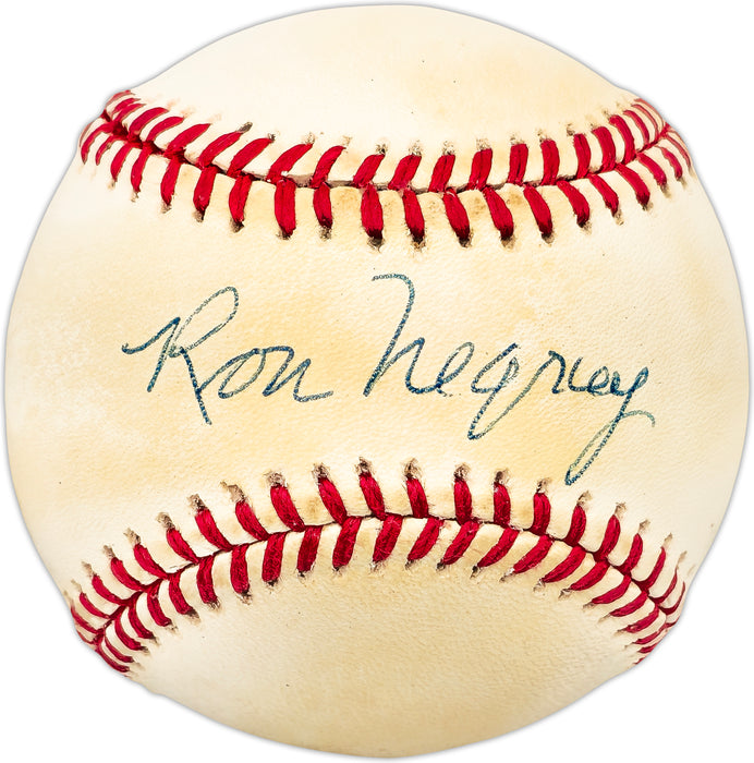 Ron Negray Autographed Official NL Baseball Brooklyn Dodgers