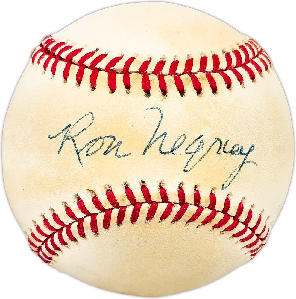 Ron Negray Autographed Official NL Baseball Brooklyn Dodgers