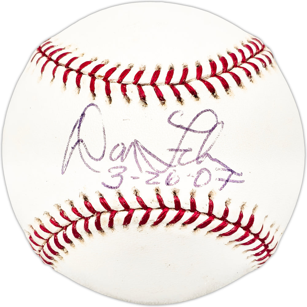 Donald Fehr Autographed Official MLB Baseball MLBPA Executive