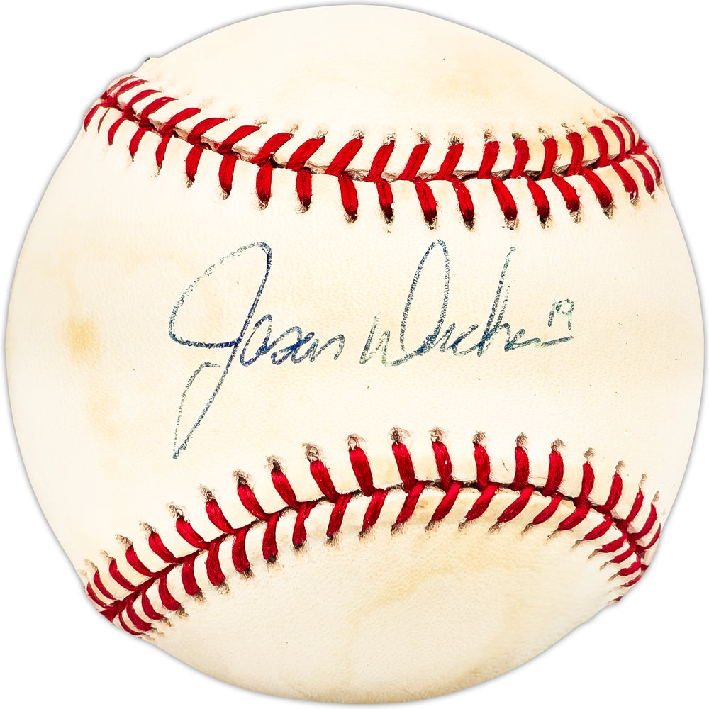 Jason Dickson Autographed Official AL Baseball California Angels