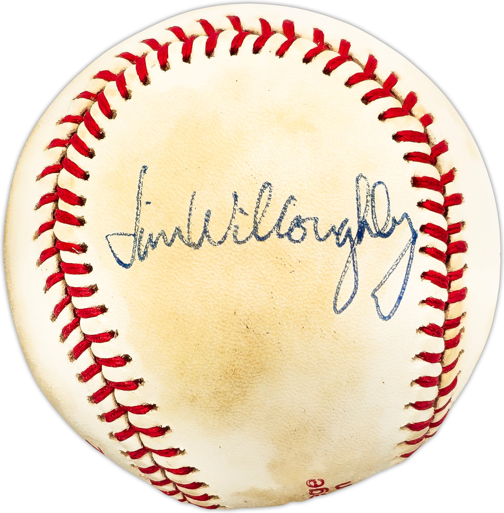 Jim Willoughby Autographed Official Rawlings Baseball Boston Red Sox