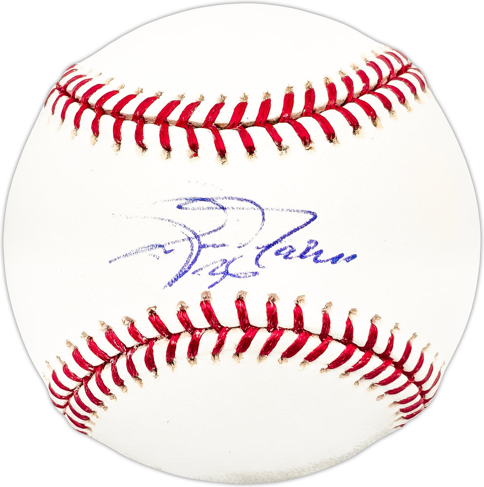 Geoff Zahn Autographed Official MLB Baseball Los Angeles Angels, Los Angeles Dodgers