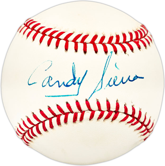 Candy Sierra Autographed Official NL Baseball Cincinnati Reds, San Diego Padres