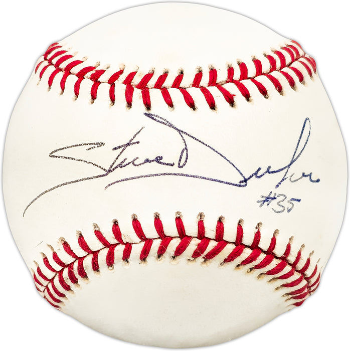 Steve Decker Autographed Official NL Baseball San Francisco Giants