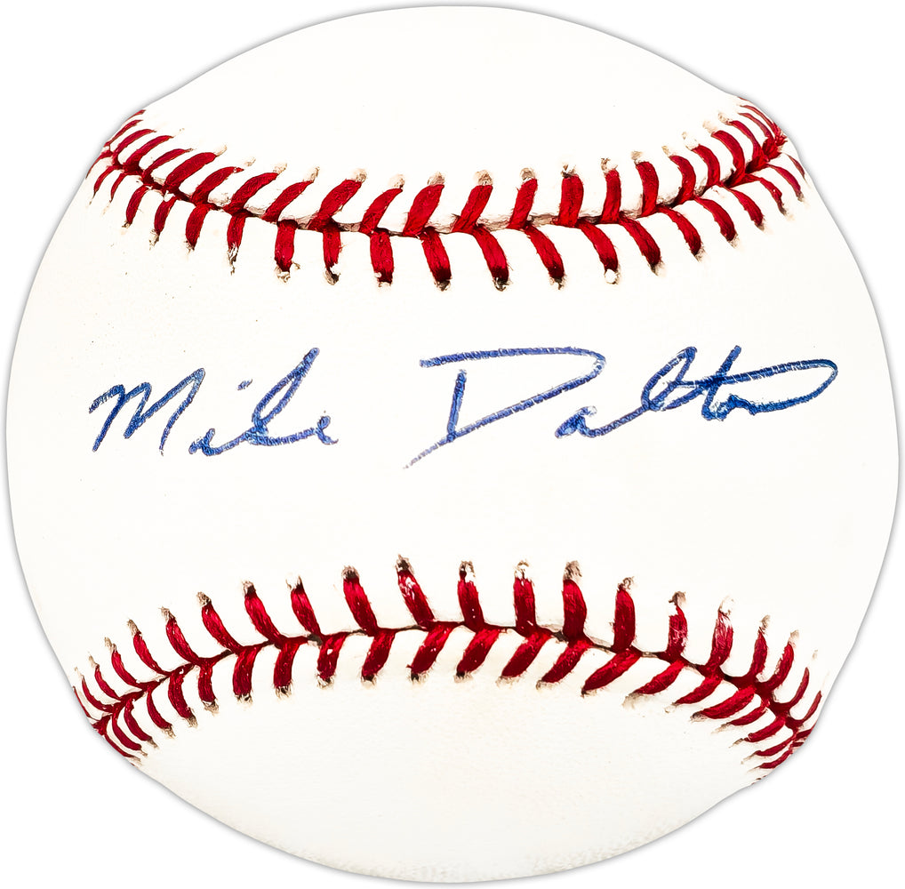 Mike Dalton Autographed Official AL Baseball Detroit Tigers