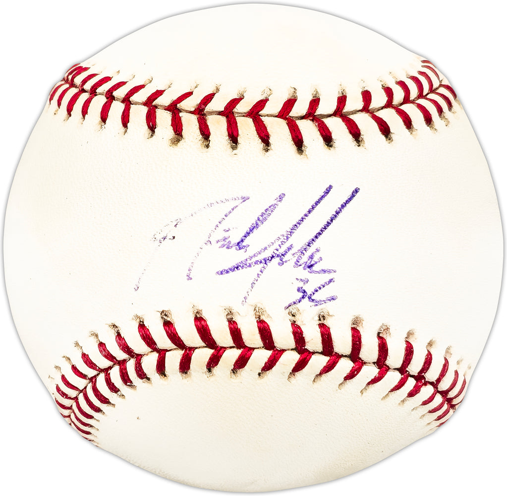 Nick Johnson Autographed Official MLB Baseball New York Yankees