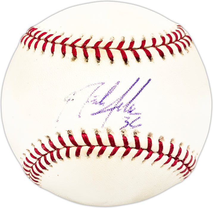 Nick Johnson Autographed Official MLB Baseball New York Yankees