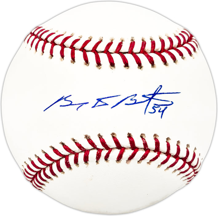 Brian Barton Autographed Official MLB Baseball St. Louis Cardinals, Atlanta Braves