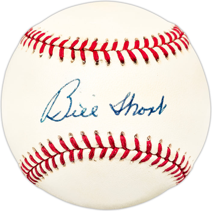 Bill Short Autographed Official NL Baseball New York Mets, Cincinnati Reds