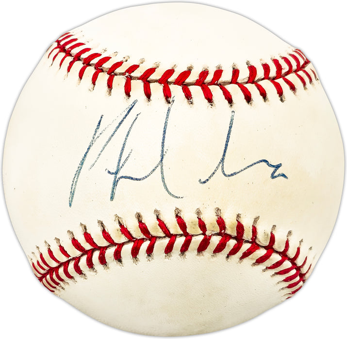 Rafael Medina Autographed Official NL Baseball Miami Marlins