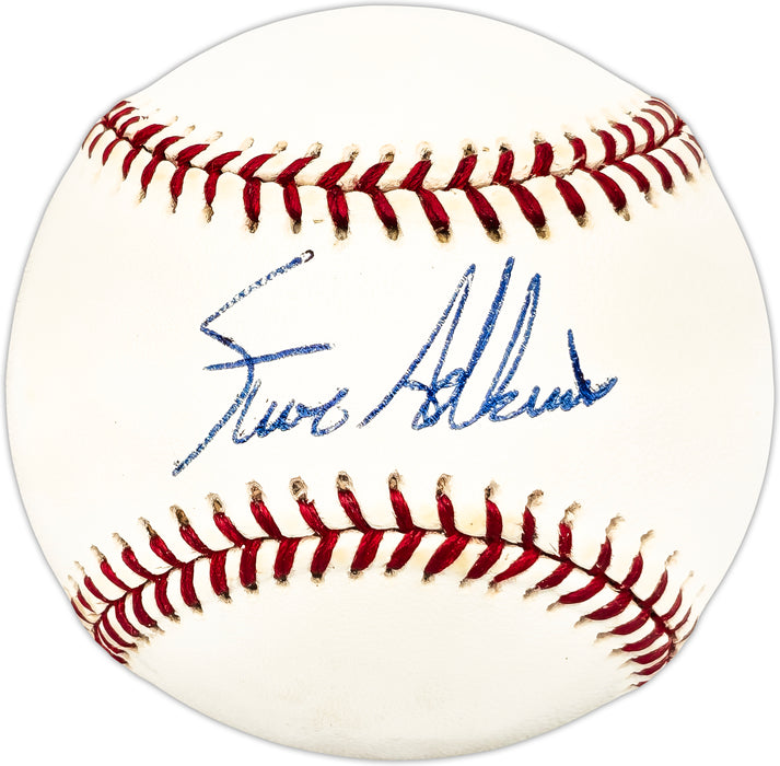 Steve Adkins Autographed Official AL Baseball New York Yankees