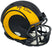 Aaron Donald Autographed Los Angeles Rams Eclipse Black Speed Mini Helmet Beckett BAS Witness