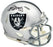 Davante Adams Autographed Las Vegas Raiders Silver Speed Mini Helmet Beckett BAS Witness