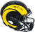 Aaron Donald Autographed Los Angeles Rams Eclipse Black Full Size Speed Replica Helmet Beckett BAS Witness