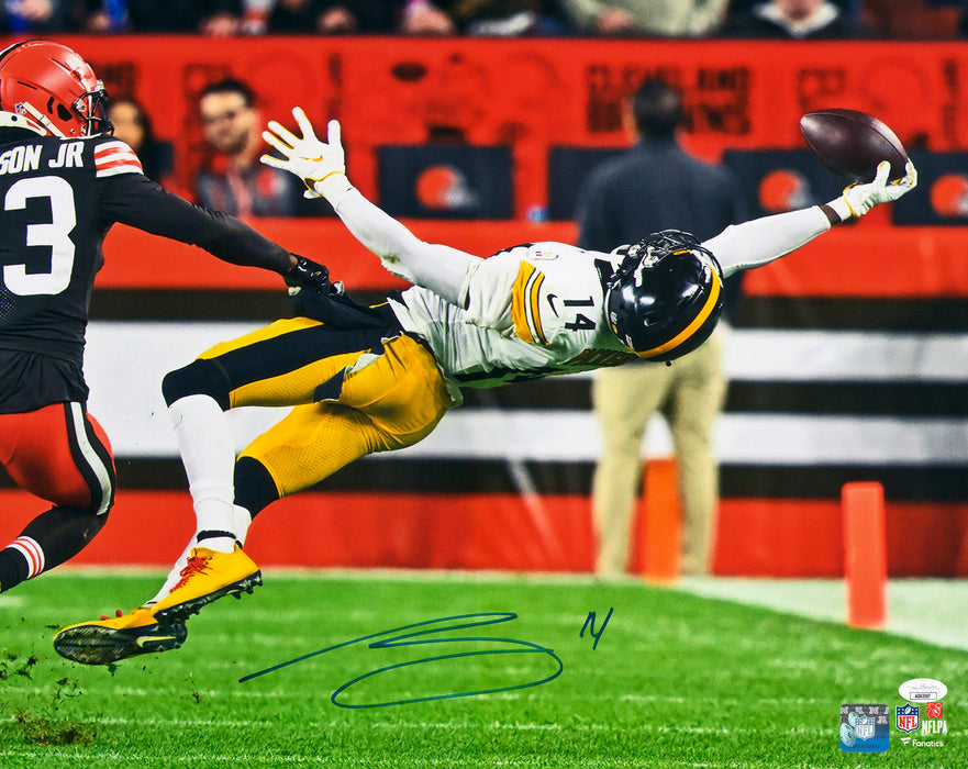 George Pickens Autographed 16x20 Photo Pittsburgh Steelers JSA