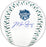 Marcus Semien Autographed Official 2023 All Star Game Logo Game Baseball Texas Rangers Beckett BAS Witness