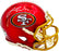 Fred Warner Autographed San Francisco 49ers Flash Red Speed Mini Helmet Beckett BAS Witness