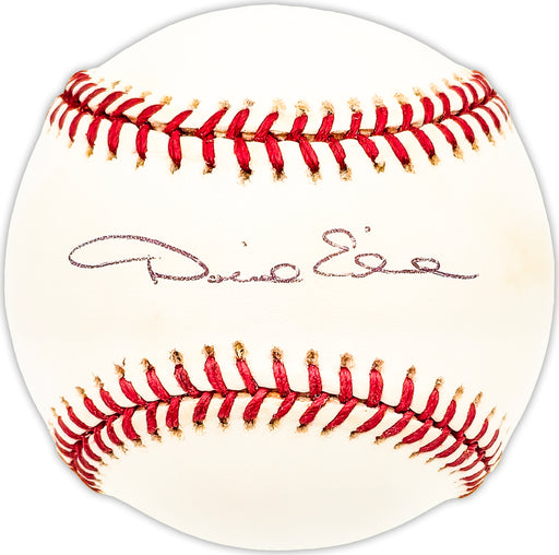 Dave Eiland Autographed Official AL Baseball New York Yankees Beckett BAS QR #BM25094