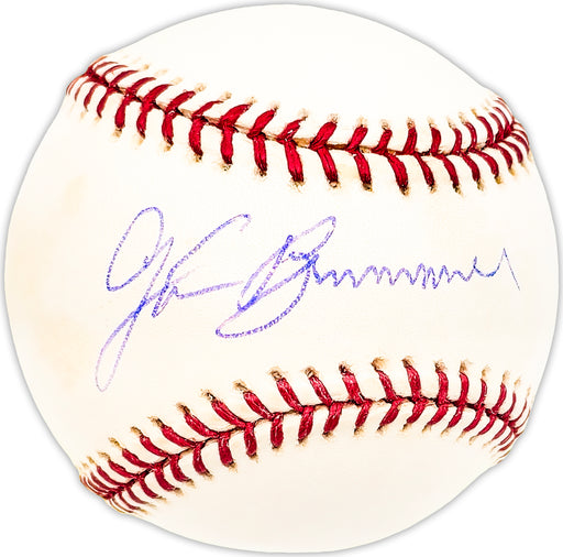 Glenn Brummer Autographed Official MLB Baseball St. Louis Cardinals Beckett BAS QR #BM25105