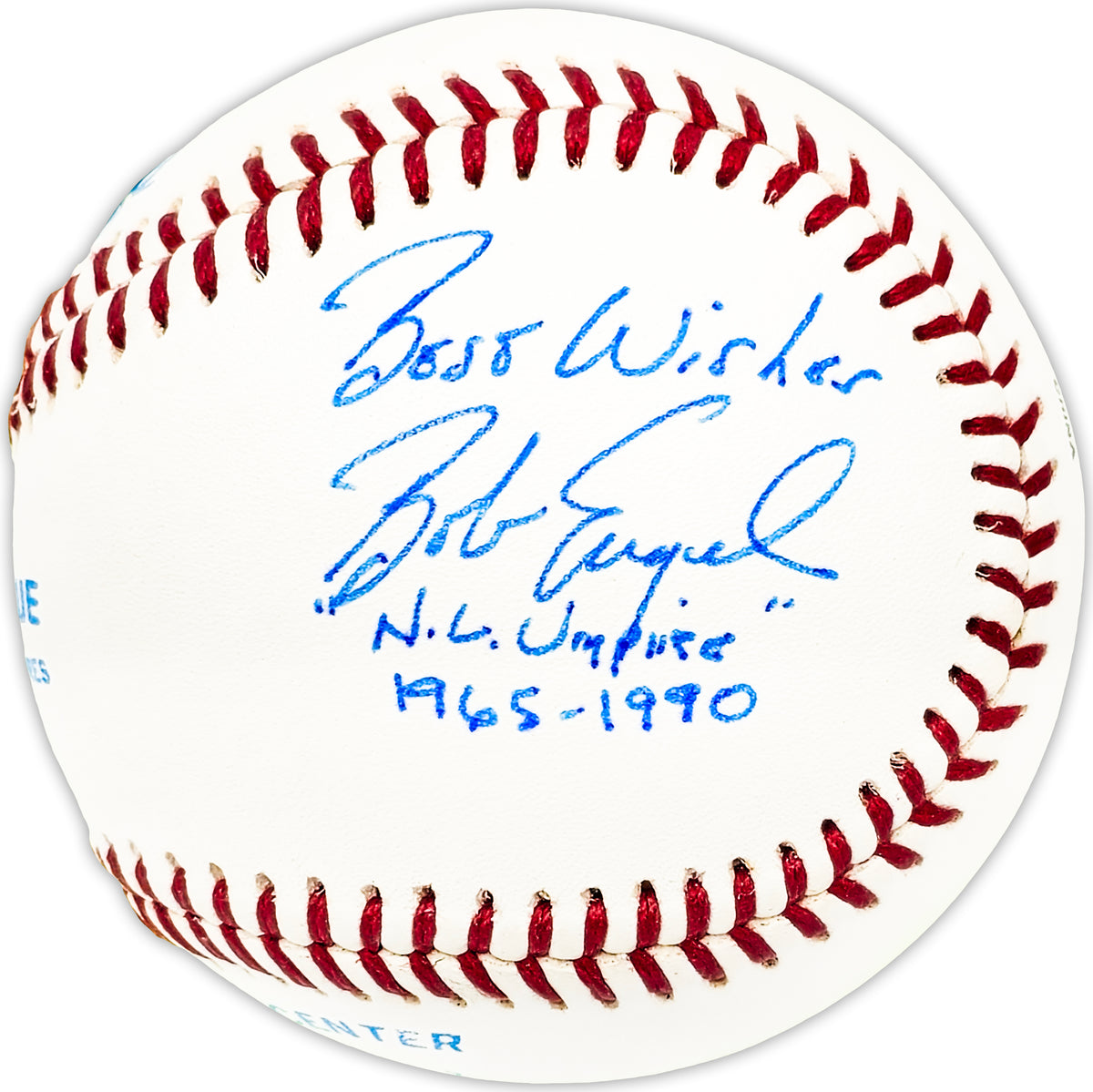 Bob Engel Autographed Official California League Baseball Umpire