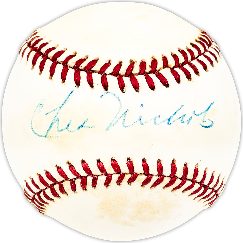 Chet Nichols Autographed Official AL Baseball Boston Red Sox, Cincinnati Reds Beckett BAS QR #BM25140