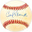 Carl Warwick Autographed Official NL Baseball St. Louis Cardinals Beckett BAS QR #BM25162