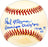 Paul Minner Autographed Official NL Baseball Brooklyn Dodgers "1946-48-49" Beckett BAS QR #BM25163