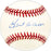 Gail Harris Autographed Official NL Baseball New York Giants Beckett BAS QR #BM25167