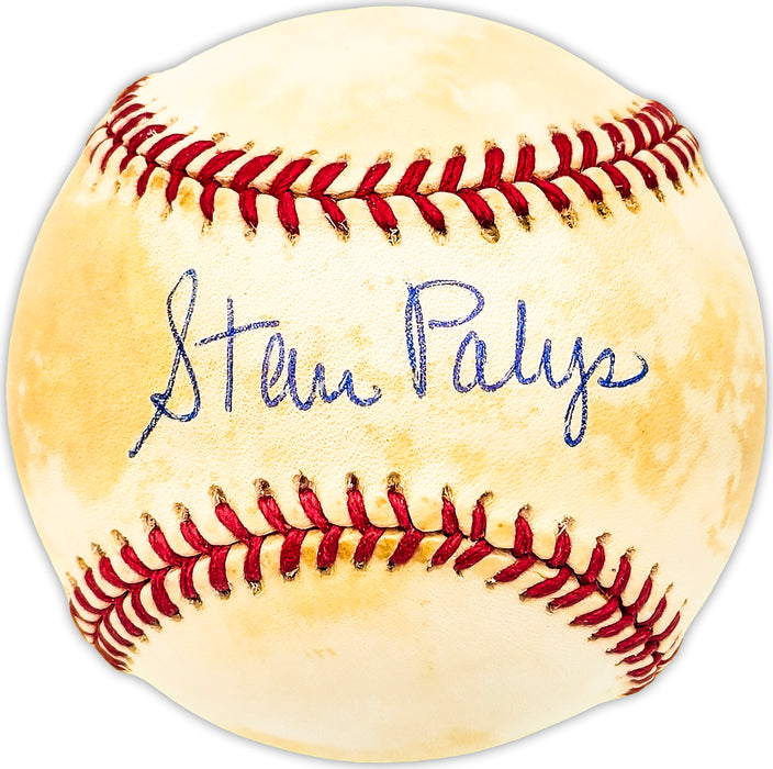 Stan Palys Autographed Official NL Baseball Philadelphia Phillies Beckett BAS QR #BM25178