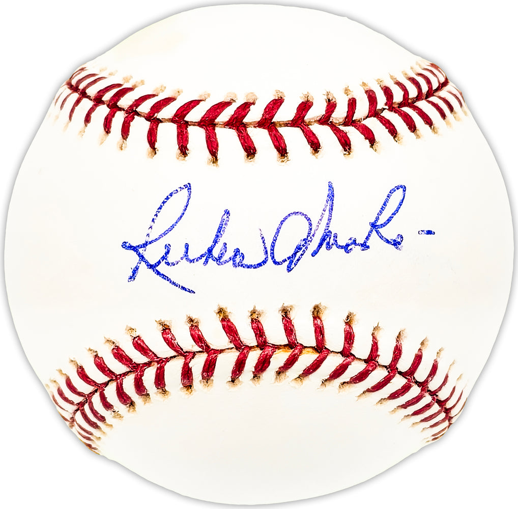 Ruben Amaro Sr. Autographed Official MLB Expos Logo Baseball Philadelphia Phillies Beckett BAS QR #BM25218