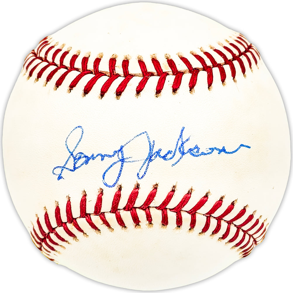 Sonny Jackson Autographed Official NL Baseball Atlanta Braves, Houston Astros Beckett BAS QR #BM25278