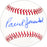 Paul Jake Jaeckel Autographed Official MLB Baseball Chicago Cubs Beckett BAS QR #BM25494