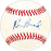 Ron Brand Autographed Official NL Baseball Astros, Expos Beckett BAS QR #BM25820