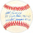 Hal Reniff Autographed Official AL Baseball New York Yankees "1961-67 World Champs 61-62" Beckett BAS QR #BM25391