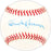 Chuck Harmon Autographed Official NL Baseball Cincinnati Reds Beckett BAS QR #BM25424