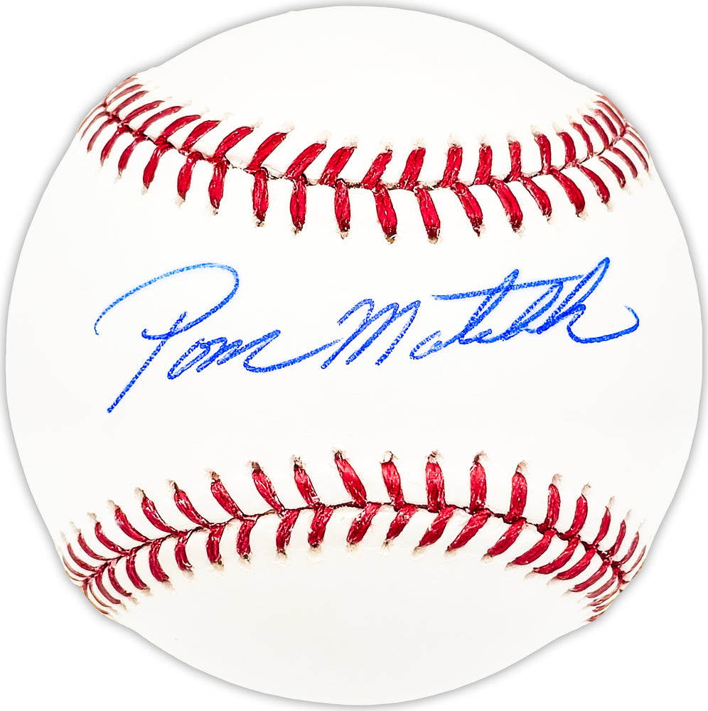 Tom Matchick Autographed Official MLB Baseball Detroit Tigers, Boston Red Sox Beckett BAS QR #BM25015