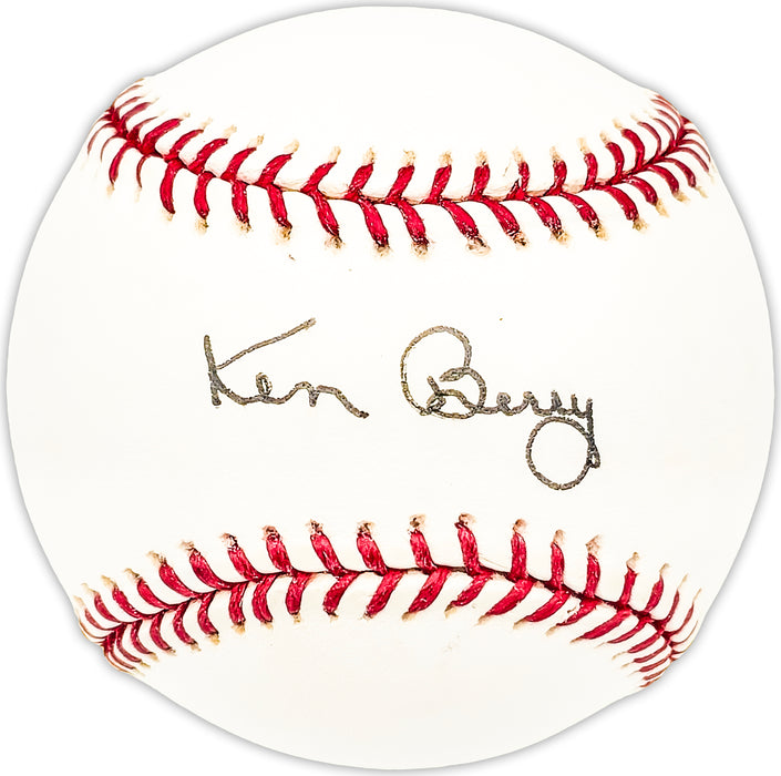 Ken Berry Autographed Official MLB Baseball Chicago White Sox Beckett BAS QR #BM25022
