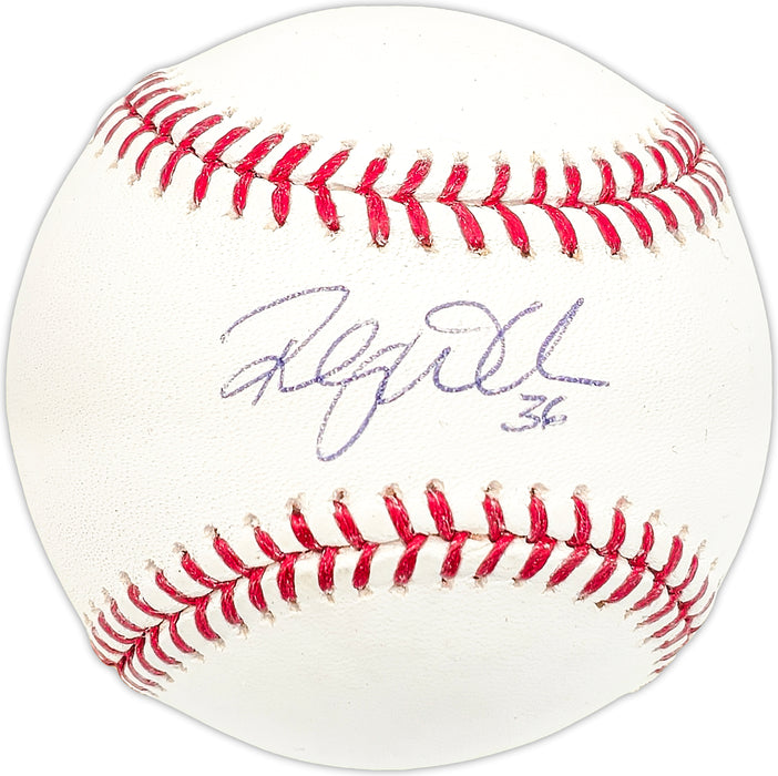 Randy Wells Autographed Official MLB Baseball Chicago Cubs