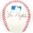 Les Layton Autographed Official MLB Baseball New York Giants