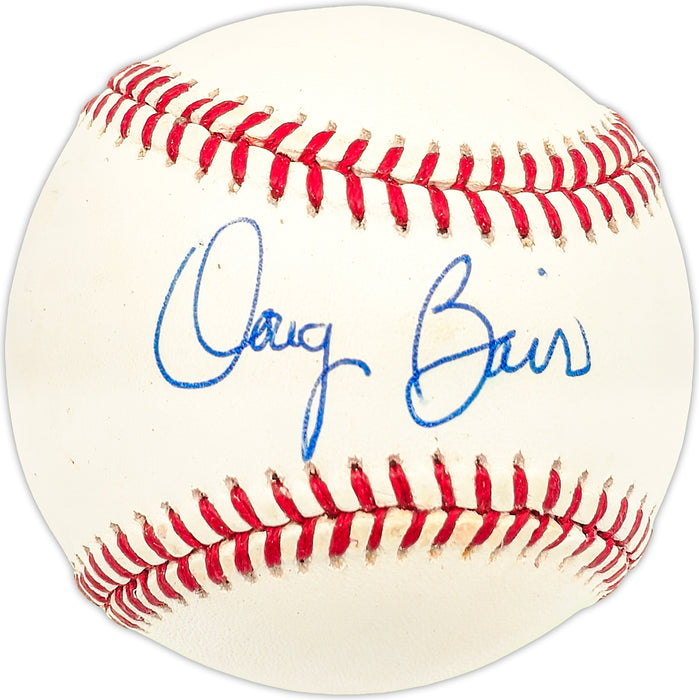 Doug Bair Autographed Official NL Baseball Detroit Tigers