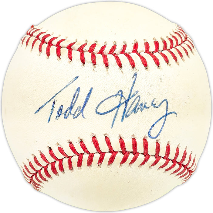Todd Haney Autographed Official NL Baseball Chicago Cubs