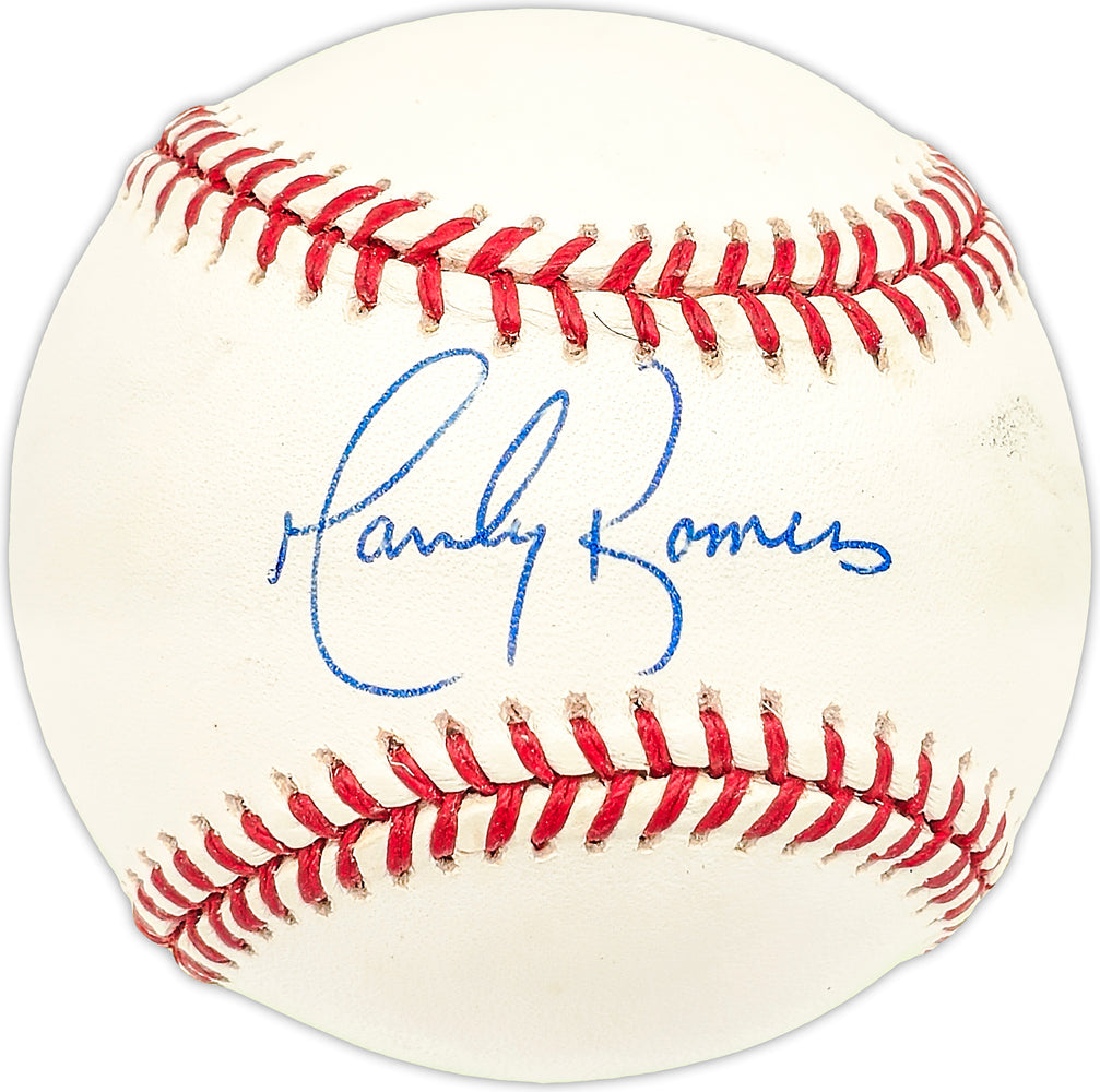 Mandy Romero Autographed Official NL Baseball Boston Red Sox, Colorado Rockies